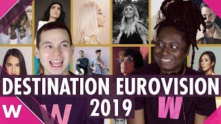 Destination Eurovision 2019 (France) - Reaction to all 18 songs
