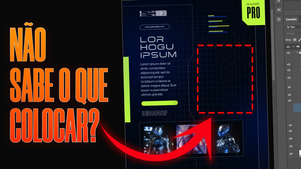 Não ta SABENDO O QUE ADICIONAR NA SUA ARTE? (Assista esse vídeo)