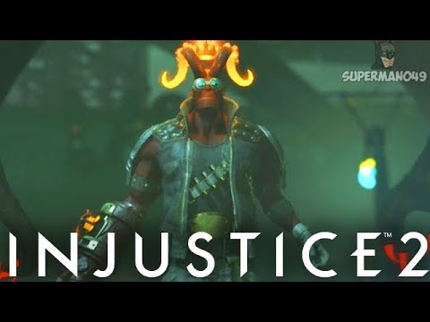 LEGENDARY HELLBOY'S POWER VS 5400 DEFENSE - Injustice 2 "Hellboy" Legendary Gear Gameplay