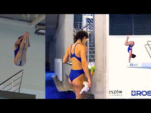 Ioana-Andreea Carcu | Highlights | Women's diving | Sport girl | 10M Platform #diving #sports