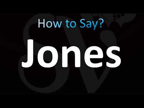 How to Pronounce Jones (Correctly!)
