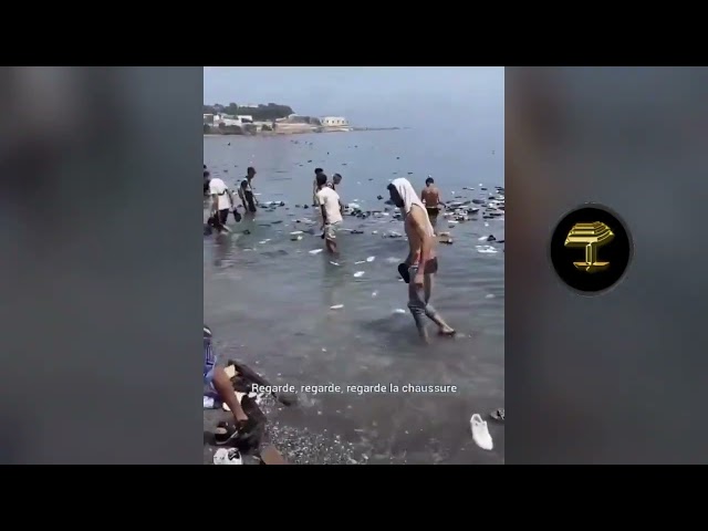 Playas de Ceuta, por culpa de Marruecos, vertederos asquerosos