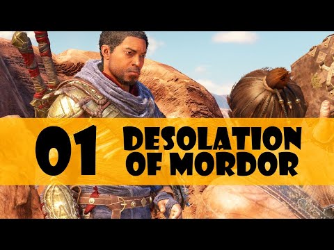 Desolation of Mordor Gameplay Walkthrough Part 1 (Middle Earth Shadow of War DLC)