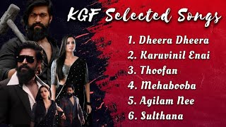 KGF Selected Songs  Rocking Star Yash  Srinidhi Sh