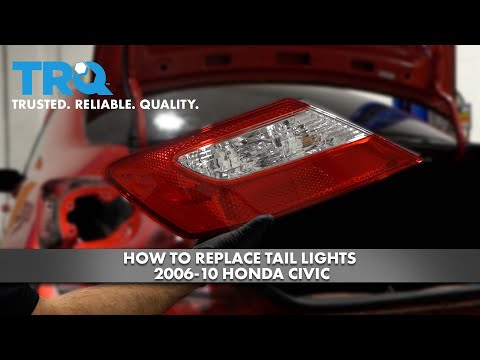 How To Replace Tail Lights 2006-10 Honda Civic