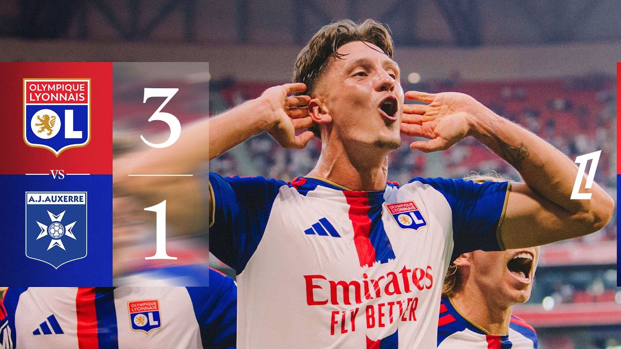 Olympique Lyonnais 3 - 1 AJ Auxerre highlights
