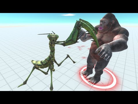 Reptiles & Mutant Primates & Giant Invertebrates FACTION BATTLE - Animal Revolt Battle Simulator