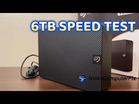 Seagate 6 TB Erweiterungsfestplatte im Test – Auspacken, Einrichtung & Geschwindigkeitstest