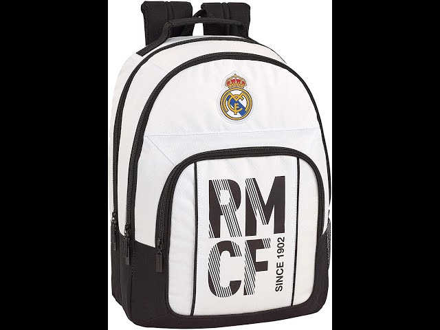 Vídeo relacionado con REAL MADRID - Bolsa de Deporte, Mochila, Ideal para Niños de Diferentes Edades, Cómoda y Versátil, Calidad y Resistencia, 40x23x24 cm