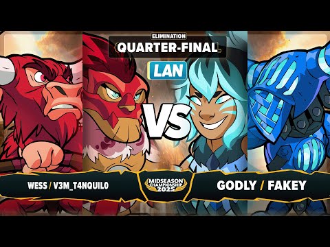 Wess & V3M_T4NQUIL0 vs Godly & Fakey - Elimination Quarter-Final - Midseason Championship 2025