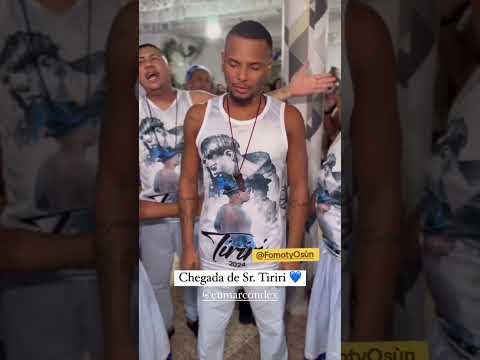 chegada de Exu tiriri #incorporação #umbanda