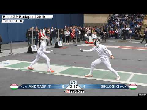 2019 112 T16 05 M E Individual Budapest HUN GP GREEN SIKLOSI HUN vs ANDRASFI HUN