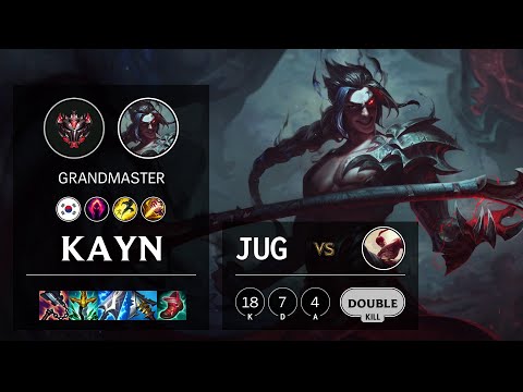 Kayn Jungle vs Lee Sin - KR Grandmaster Patch 11.14