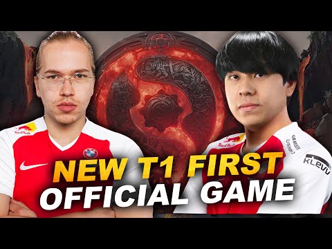 NEW T1 Roster with ANA and TOPSON First Match on TI11