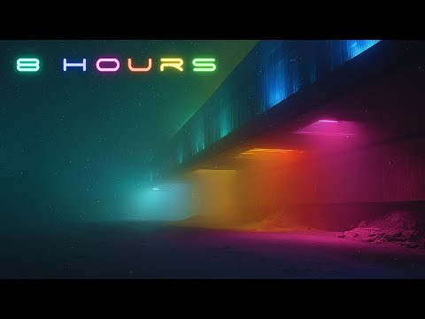 QUIET [8 HOURS] - Dreamy Cyberpunk Ambience - Winter Blade Runner Ambient Music for Focus & Sleep