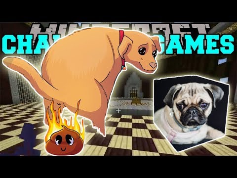 PopularMMOs Pat and Jen Minecraft_PET POOP CHALLENGE GAMES - Lucky Block Mod - Modded Mini-Game