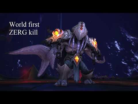 🔥 World First Mythic Za'qul – Zerg Kill  🔥