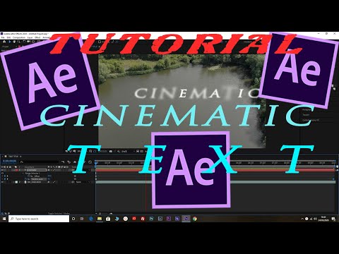 Simple Cinematic Title Animation in After Effects|Two Effects - Quick Tutorial | 2020| May| England🔥