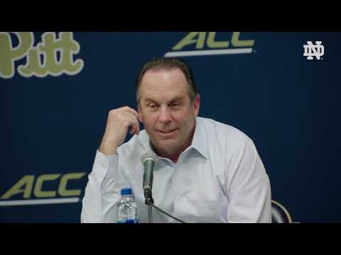 @NDMBB | Mike Brey Post-Game Press Conference at Pittsburgh (2019)