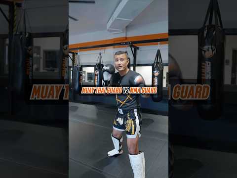 Muay Thai Guard VS MMA Guard⬆️ #muaythai #mma #martialarts #fightsports