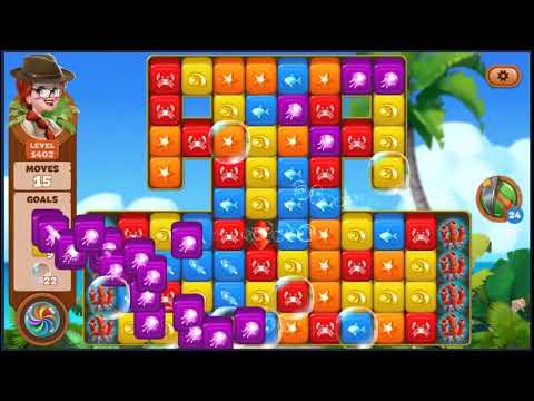 Lost Island Blast Adventure Level 1402 - NO BOOSTERS 🏝️ | SKILLGAMING ✔️