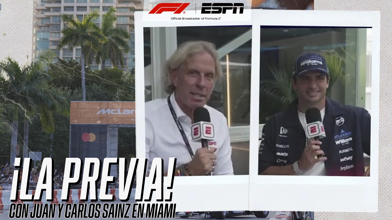 ¡CARLOS SAINZ, MANO A MANO CON JUAN FOSSAROLI EN LA PREVIA AL GP DE MIAMI! | Fórmula 1