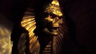 Challenge of Tutankhamon front seat on-ride HD POV Walibi Belgium