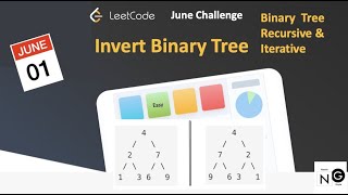 YouTube video 'Invert Binary Tree | Leetcode June Day 01 | Problem 226 | Easy'