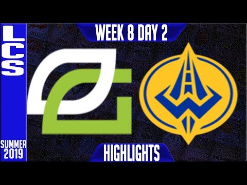 OPT vs GGS Highlights | LCS Summer 2019 Week 8 Day 2 | Optic Gaming vs Golden Guardians