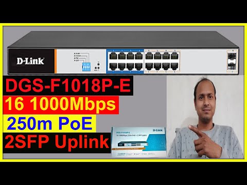 D Link 16 Port Poe Network Switch