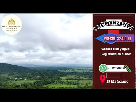 Super barato!!, 1 Manzana y media en venta, En El Paisnal, San Salvador. 