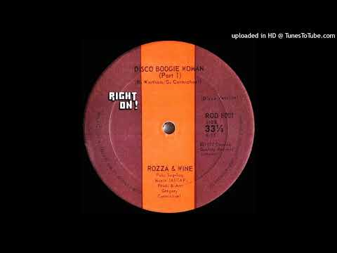 Rozza & Wine - Disco Boogie Woman (1977)