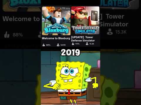 Roblox Games now vs then (Part 1) 🫡 #shorts #roblox #nostalgia #fyp