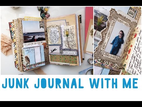 junk journal with me  process video ideas tips