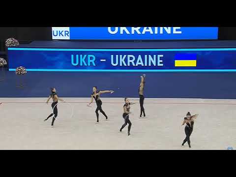 Group Team Ukraine 3 Hoops/2 Pairs of Clubs Final 38,000 - World Cup Baku 2021