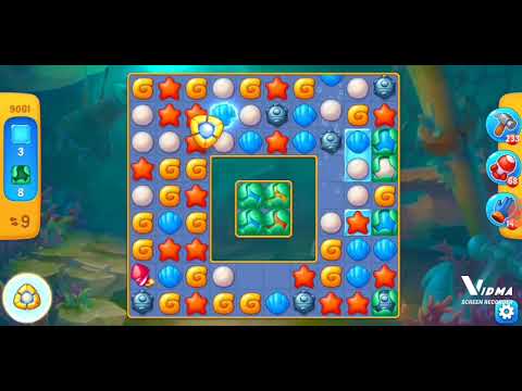 Fishdom. 9061 level no boosters and diamonds. 20 moves