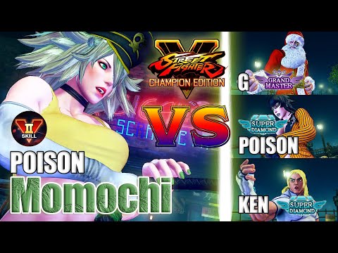 SFV CE 👊🏻 Momochi (Posion) vs taki3996 (G) & onisys (Poison) & pkpk915 (Ken) [season 5]