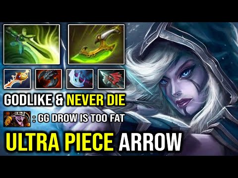 Nothing is Tanky For this Drow Ranger - 100% Full Agility Piece Through Everything Rapier DotA 2