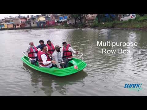 Diesel fibreglass irs approved multipurpose row boat without...