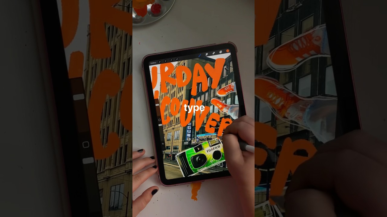 digital collage tutoriallll ✨#shorts #halloweenwithshorts