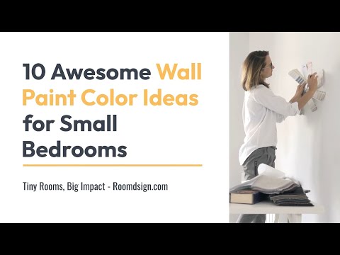 10 Awesome Wall Paint Colors for Small Bedrooms