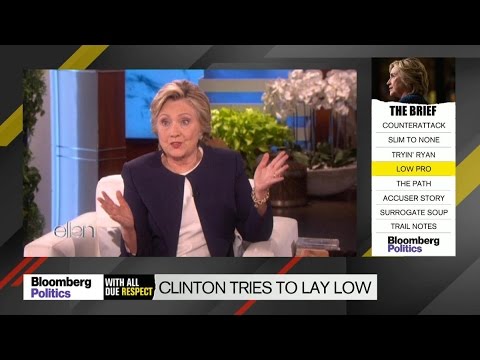 With Donald Trump on Defensive, Hillary Clinton Lays Low