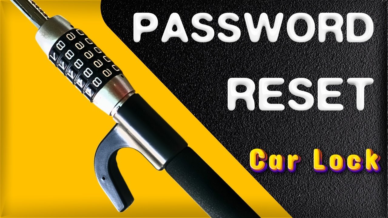 How to Change Password on Steering Wheel Lock: 5-digit Combo Car Lock Guide!