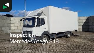Camion fourgon Mercedes-Benz Atego 818 4X2 8 tonner Automatic Ladebordwand Euro 6 | Image 4 - Autoline