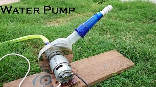 How to Make a Powerful Water Pump using Hard disk and bottle