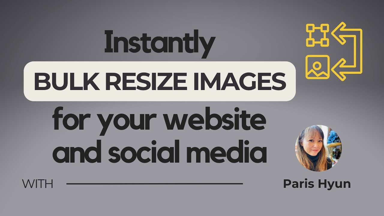 Instantly bulk resize images for your website and social media!