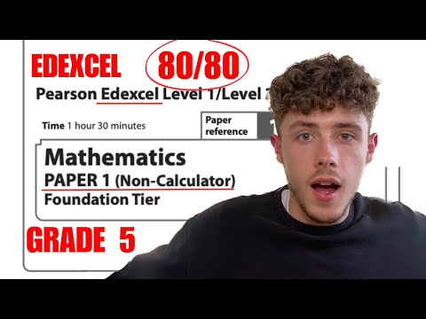 GCSE Maths Edexcel Paper 1 Foundation in 20 Minutes! | How to get a Grade 5