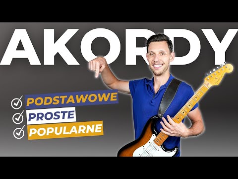 PROSTE Akordy gitarowe dla początkujących - LEKCJA 1 – To MUSISZ znać! 7 Podstawowych chwytów!