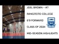 Joel Brown - Mid-season Highlights - Class of 2023 - 6'9 Forward
