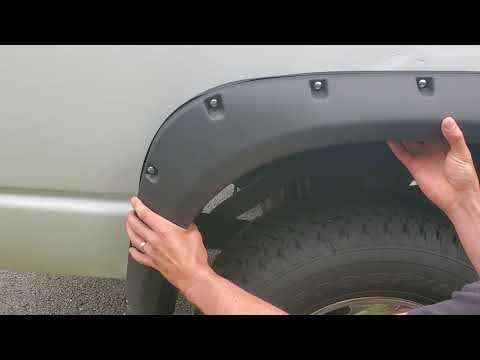 How to put Fender Flares on a 2003 Dodge Ram 2500.